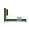 Manhattan Comfort Promenade Queen-Size Bed in Moss Green BD010-QN-MG - alternate 2
